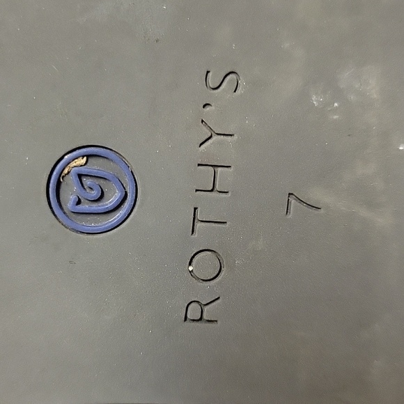 Rothy's, women's Tan and Black Leopard Flats, Sz 7 - Picture 7 of 7